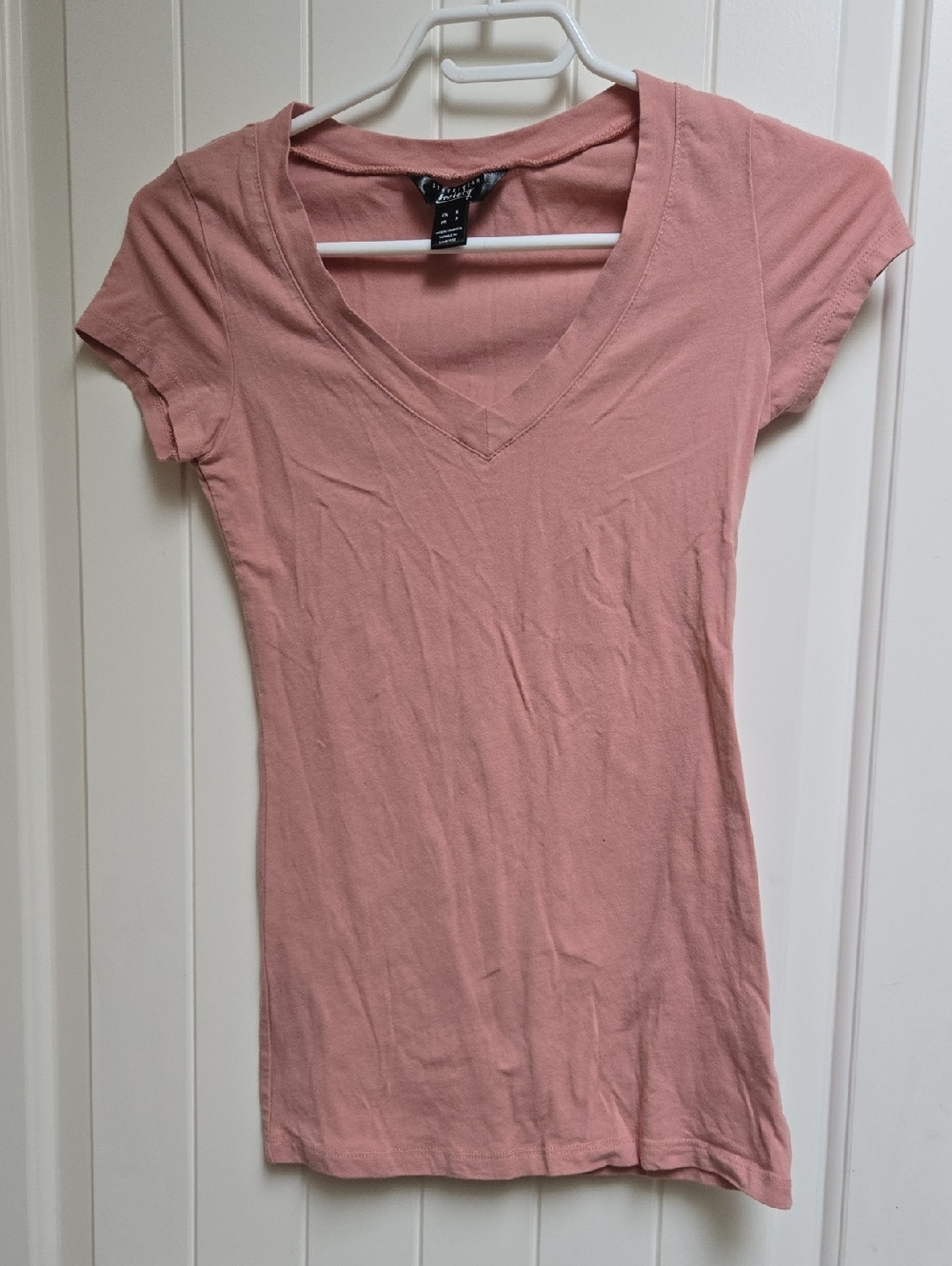 SWS Streetwear Society Express Women’s Dusty Rose V-Neck Tank Shirt Small